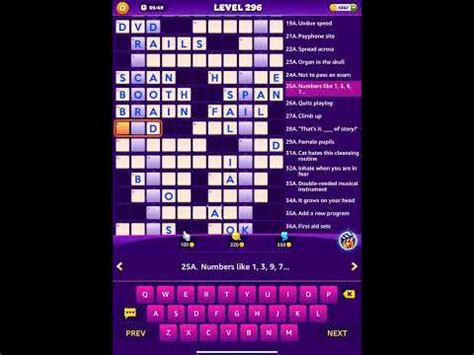 Word Hike Level 296 [ Answers ] .